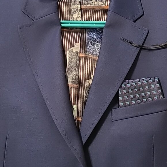 Ted Baker London blue suit jacket size 36 regular NWT - Picture 4 of 9